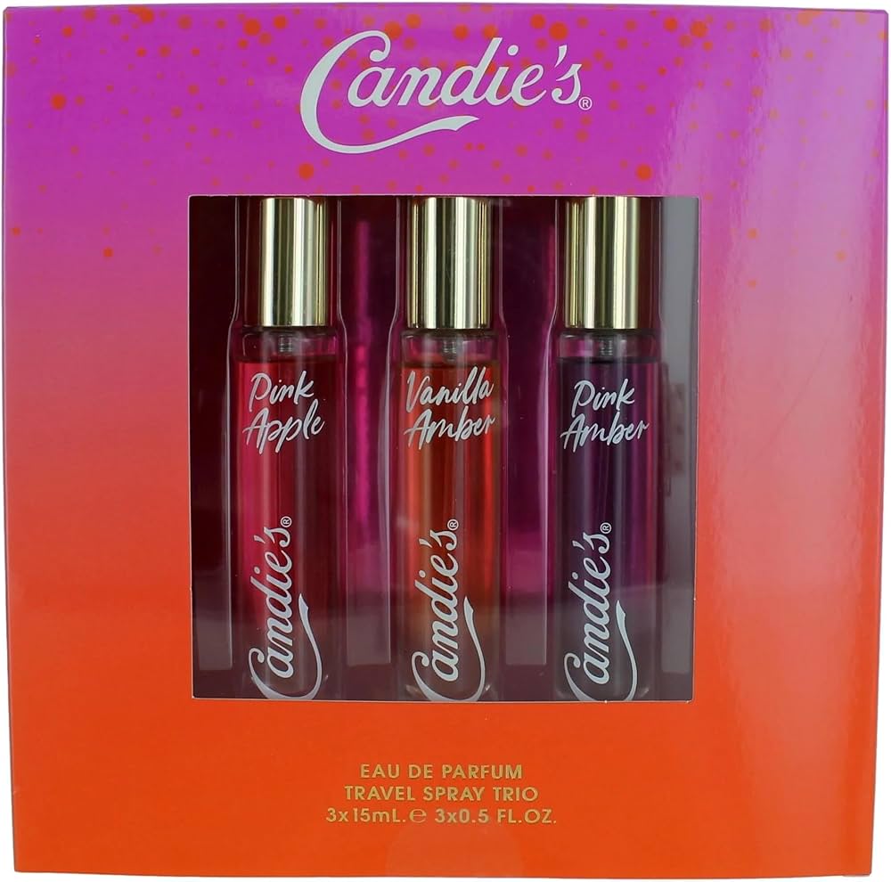 Amazon.com : Candie's Fragrance Mist Travel Spray Trio Set of Pink