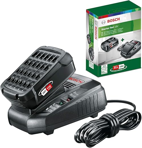 Bosch Bosch Starter-Set 18V (2.5 Ah Akku, 18 Volt System, Ladegerät, im Karton)