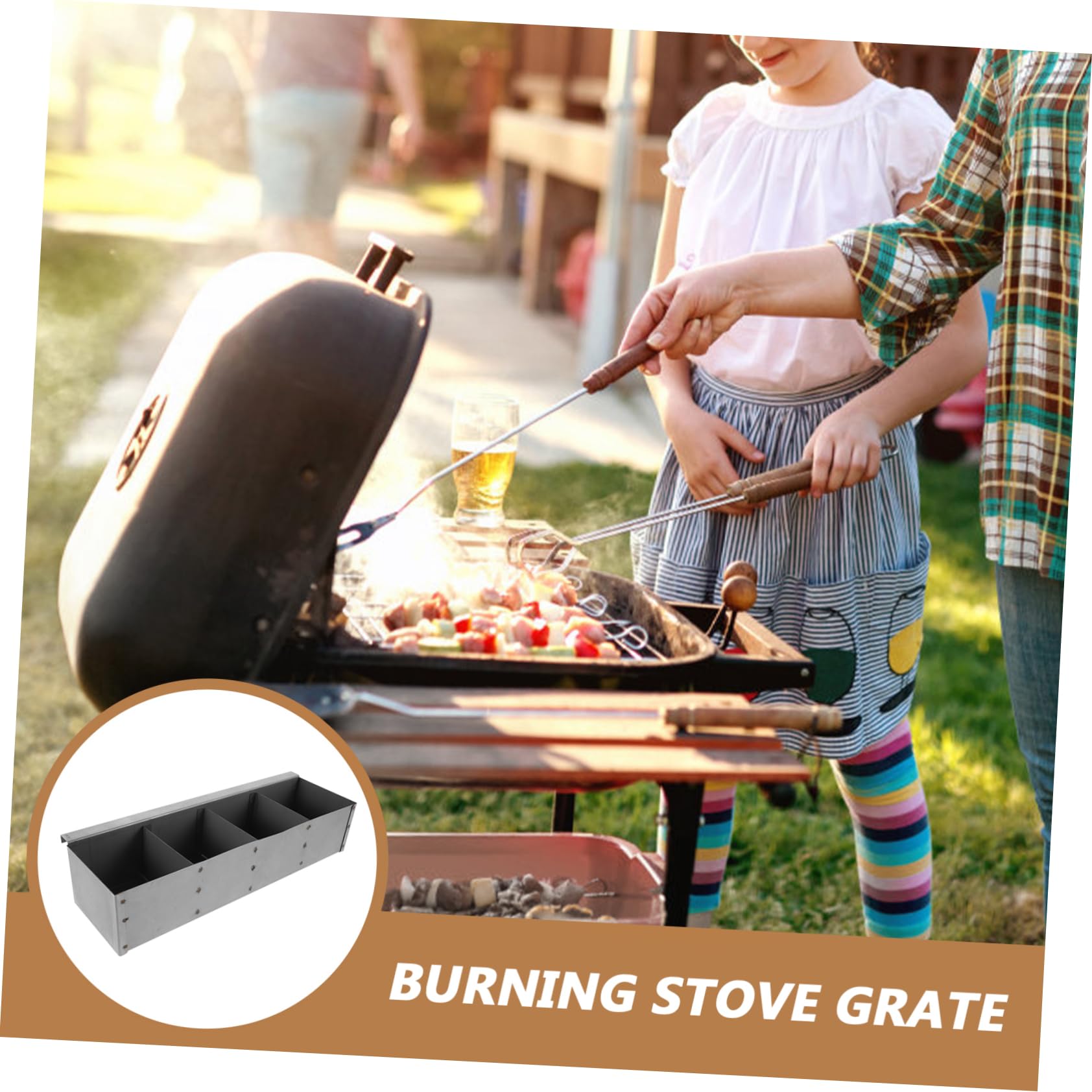 YARNOW Hanging Wooden Grill Spice Rack Space Saving Outdoor Seasoning Box With Compartments Convenient Hanging Installation For Bbq Utensils And Commercial Grilling
