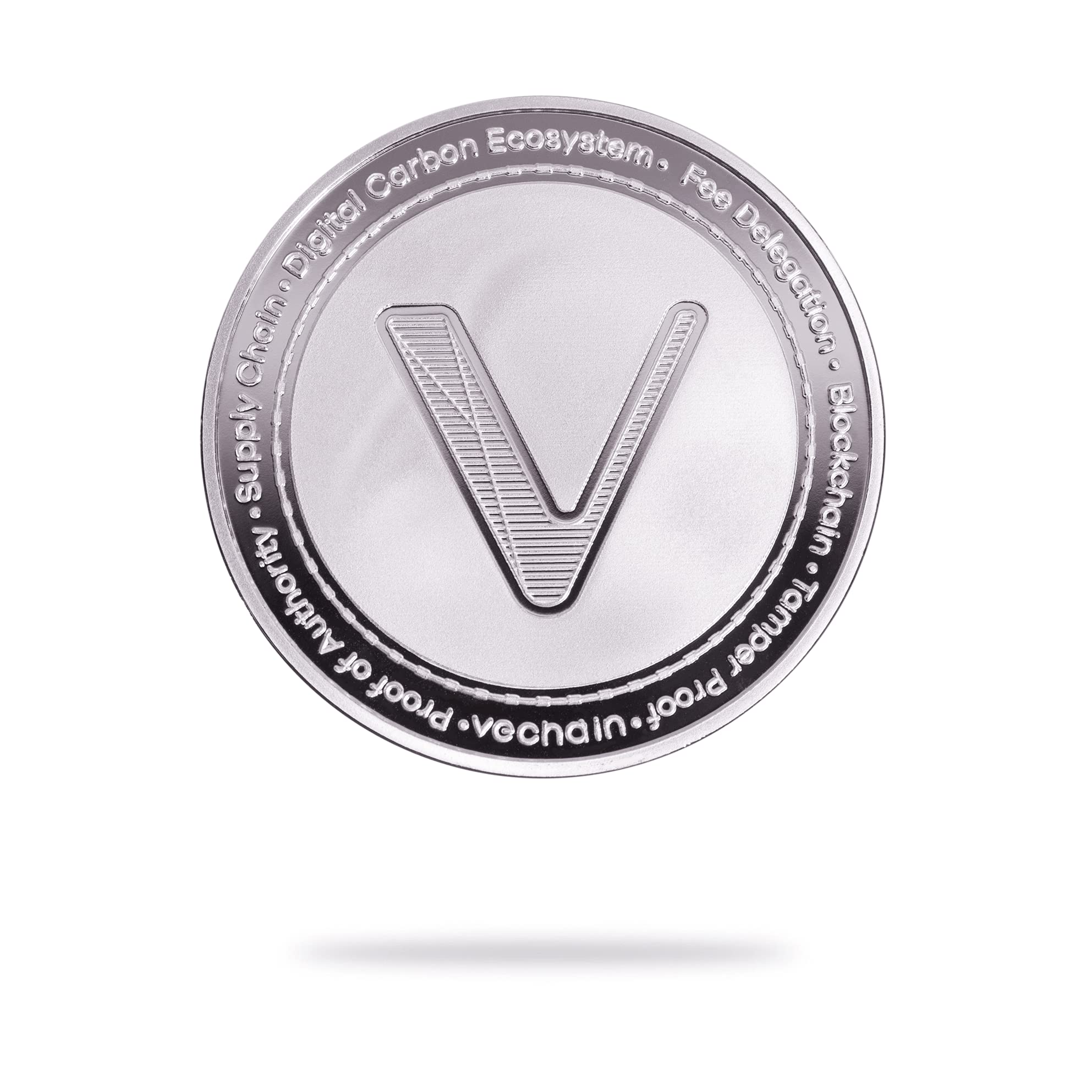 Amazon.com: Cryptochips | VeChain (Vet)實體加密貨幣| 紀念加密貨幣您可以保留: 玩具和遊戲