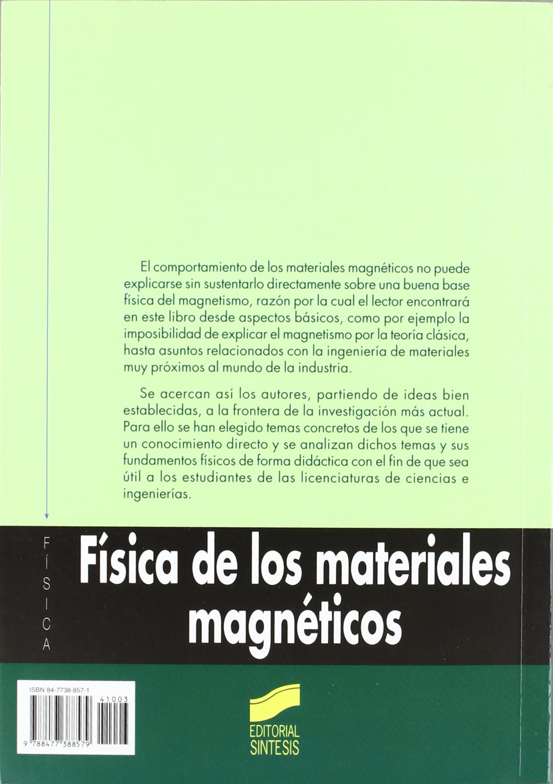 Física de los materiales magnéticos: 3