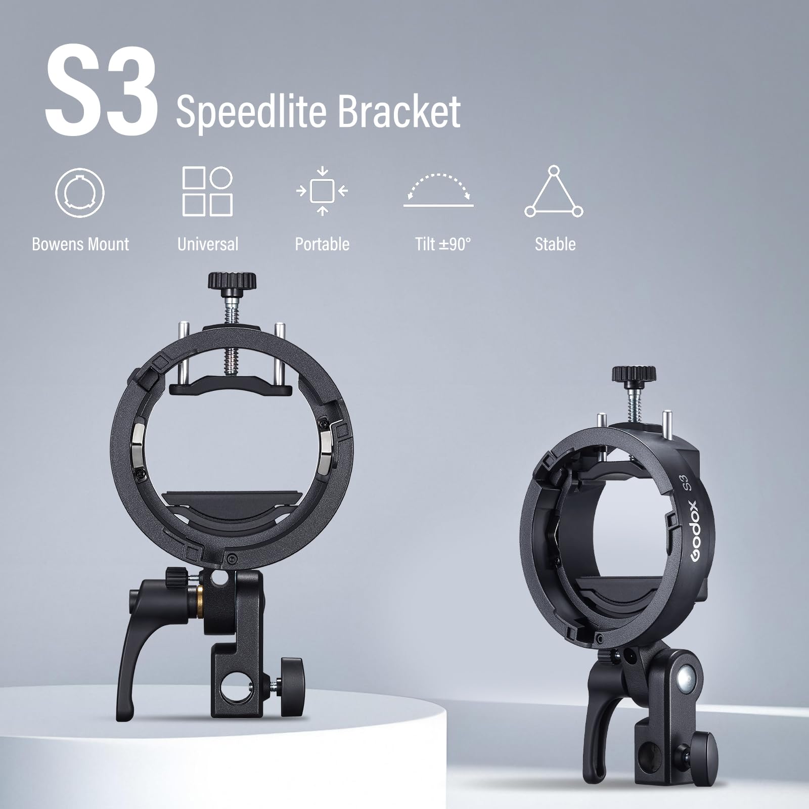 Godox Support S3 Speedlite de type S pour flash