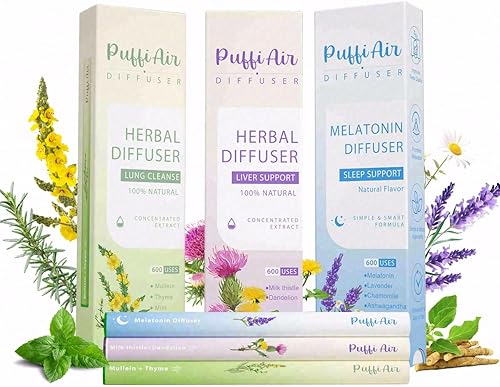 Miniatura 12 de Lápiz difusor de hierbas, difusor de sueño con melatonina, lavanda, ashwagandha y manzanilla para apoyo calmante, intercambio totalmente natural,