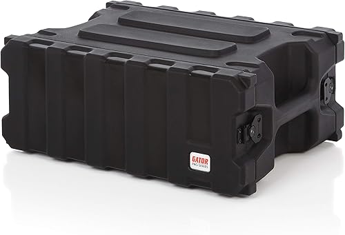Gator Cases Pro Series - Carcasa para rack de 4U moldeada rotacionalmente con poca profundidad de 13 pulgadas fabricada en Estados Unidos