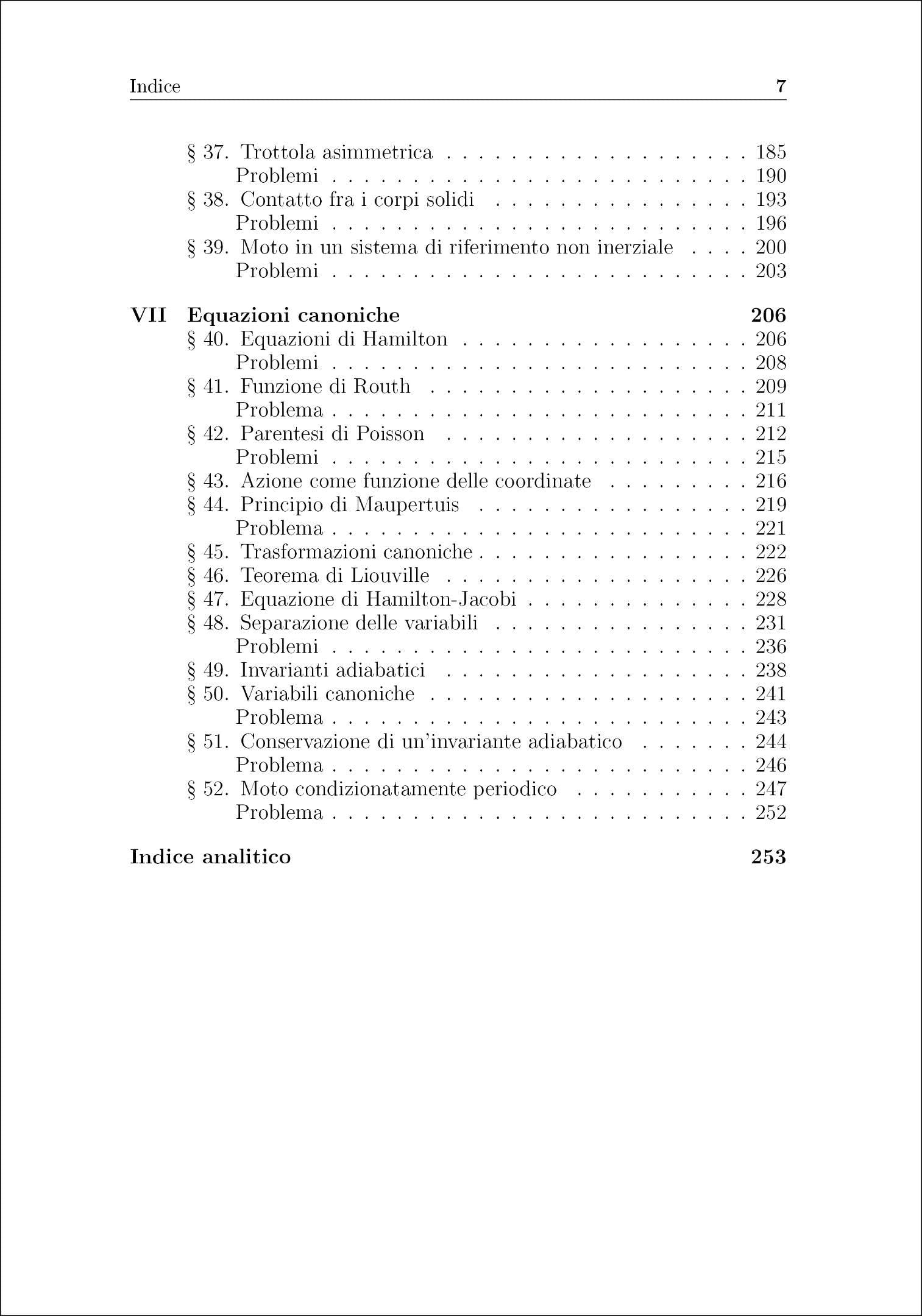 Fisica Teorica 1. Meccanica