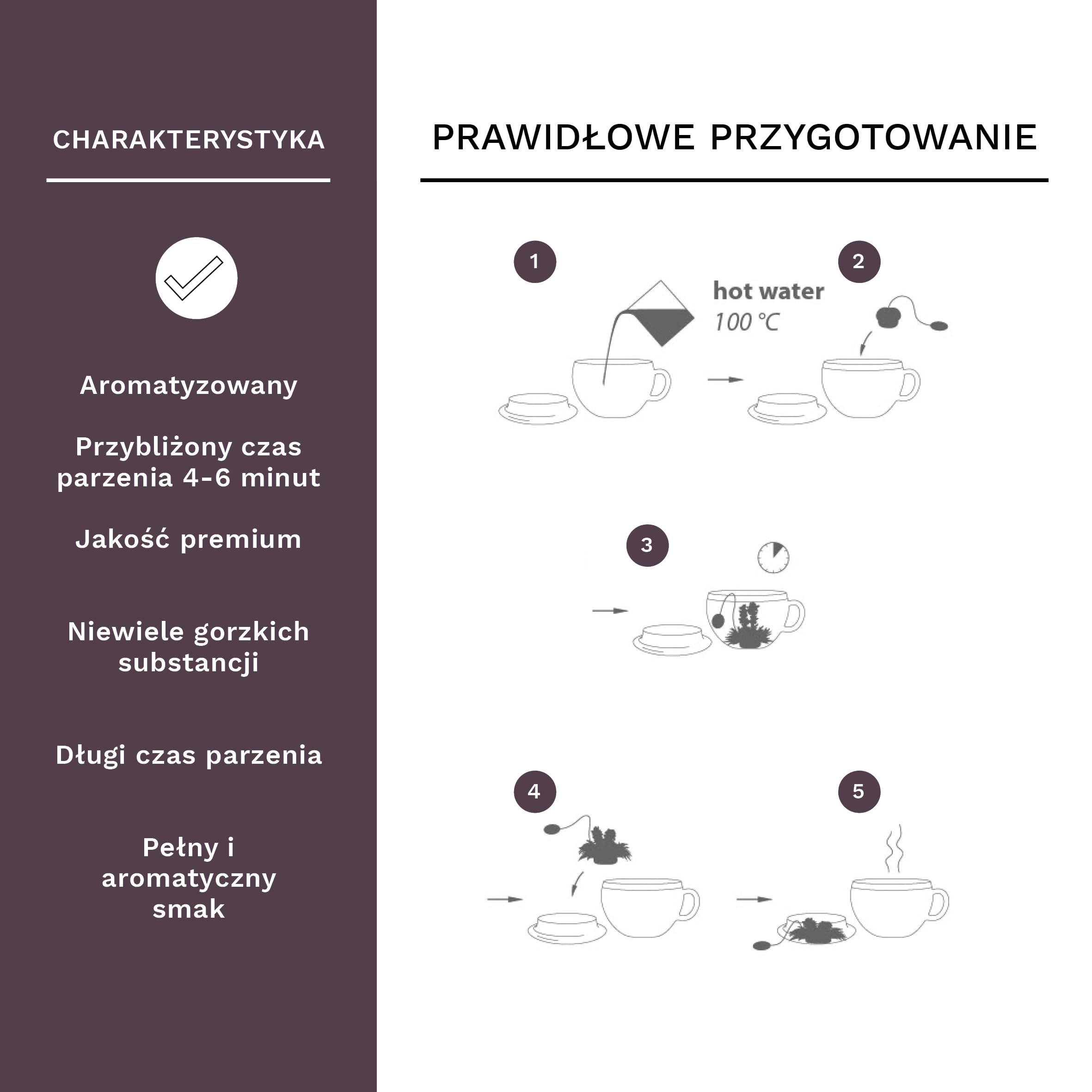Creano - 36 kwiatów herbaty w ekskluzywnym formacie kubka - opakowanie zbiorcze - czarna herbata