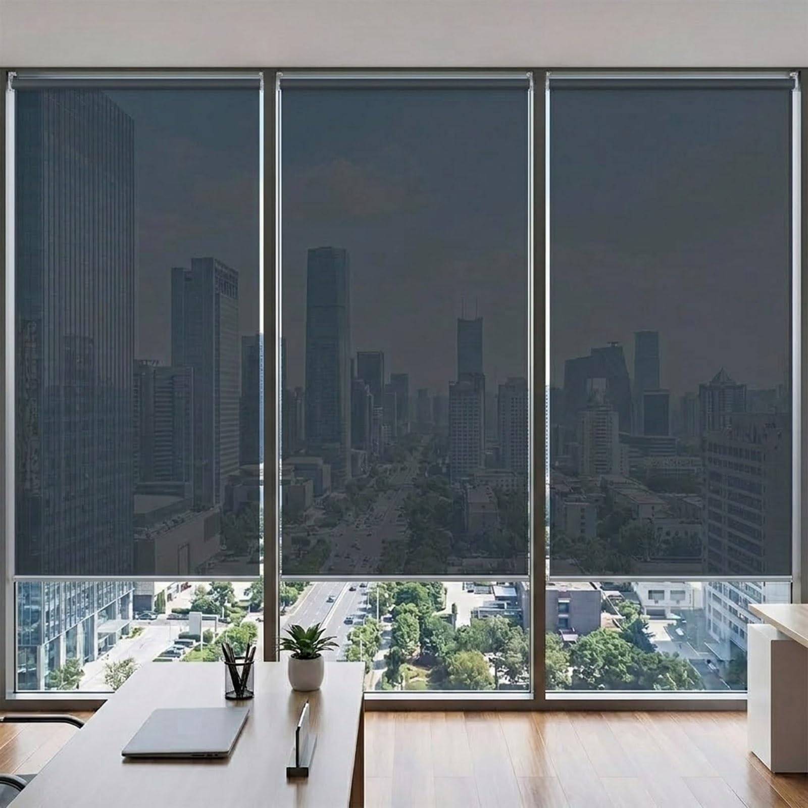 Thermorollo Ohne Bohren Hitzeschutz Spiegelfolie Fenster Rollo