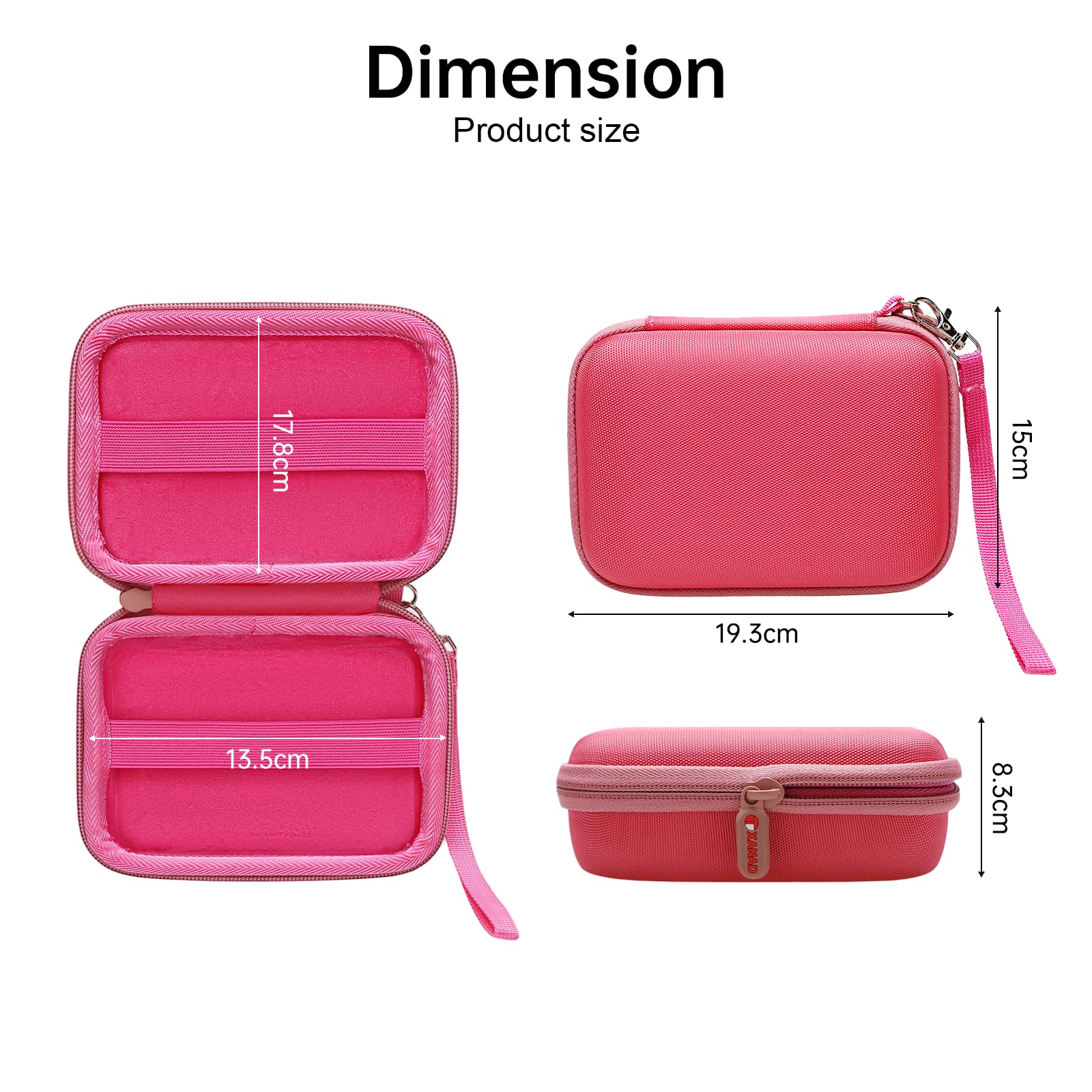 Visiter la boutique XANAD XANAD etui Sac de Transport pour 400+ Jeux de Cartes, Convient pour Pokemon Skip Bo Uno, Protection et Rangement (Rose) in use