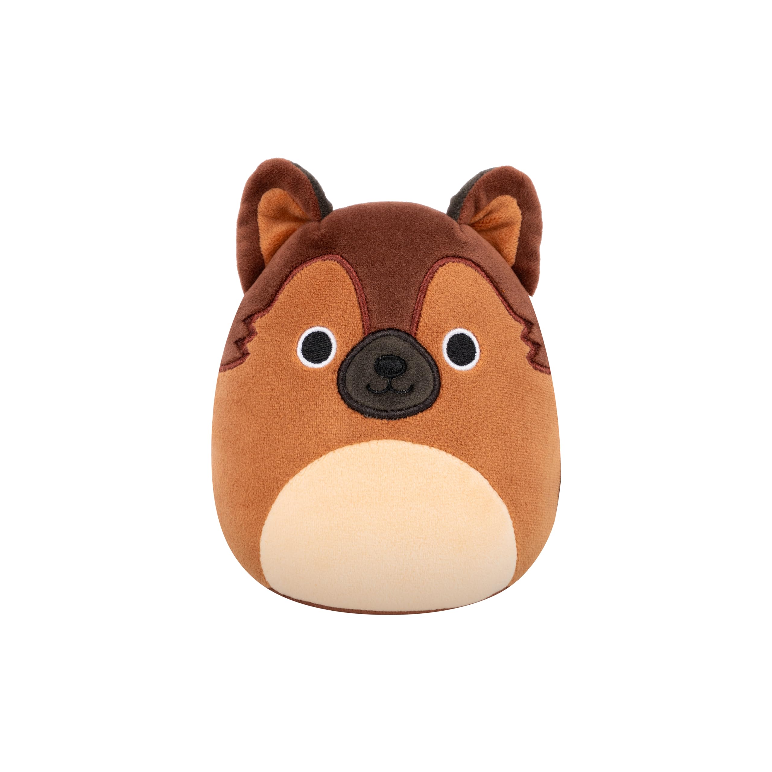 Squishmallows Original 5-Inch Fatima with Fuzzy Belly - Official Jazwares Plush: German Shepard