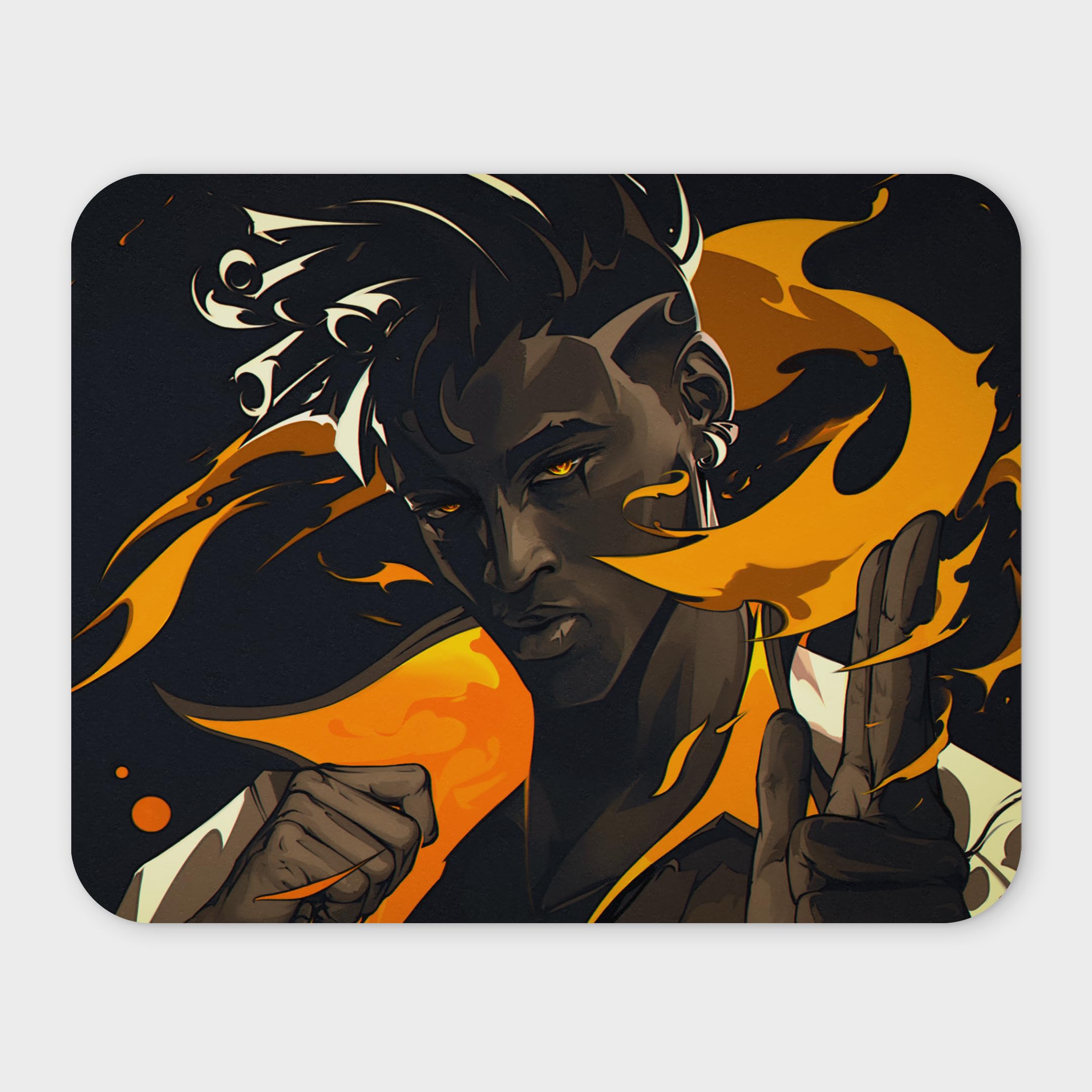 Valorant All Agents Illustration Designed Mouse Pad, Best for Gaming, Non-Slip Rubber Base & Smooth Mouse Control for Laptop, MacBook Pro, Gaming (9 x 7 inches), Water Proof, 3mm Thickness (Phoenix)