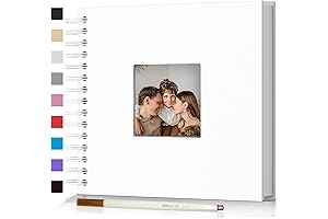 Popotop Blank Memory Book, Capture Your Cherished Moments