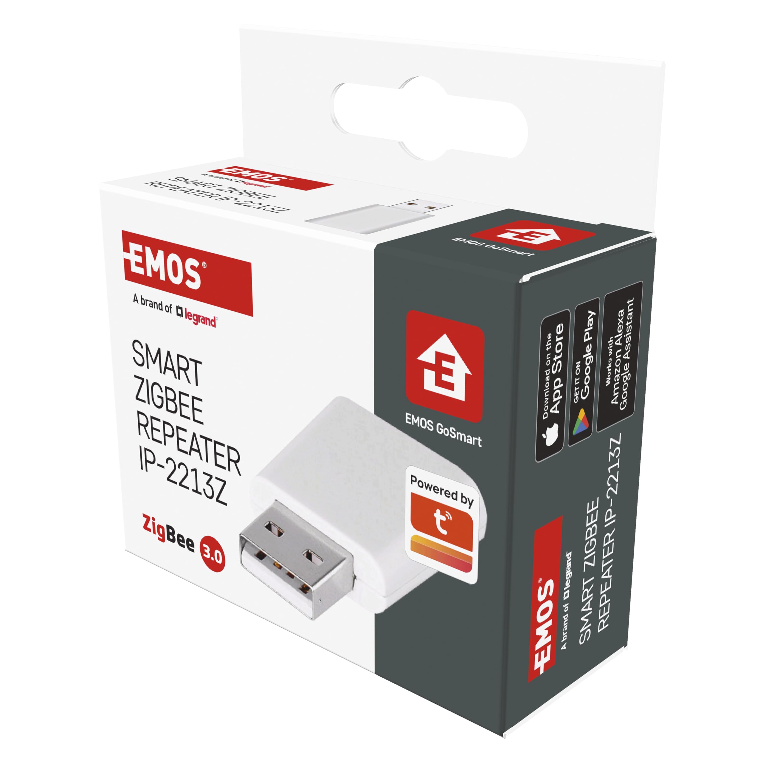 EMOS GoSmart Mini ZigBee Smart Home USB 3.0 wzmacniacz sygnału kompatybilny z Tuya, Smart Life, wymagany koncentrator ZigBee