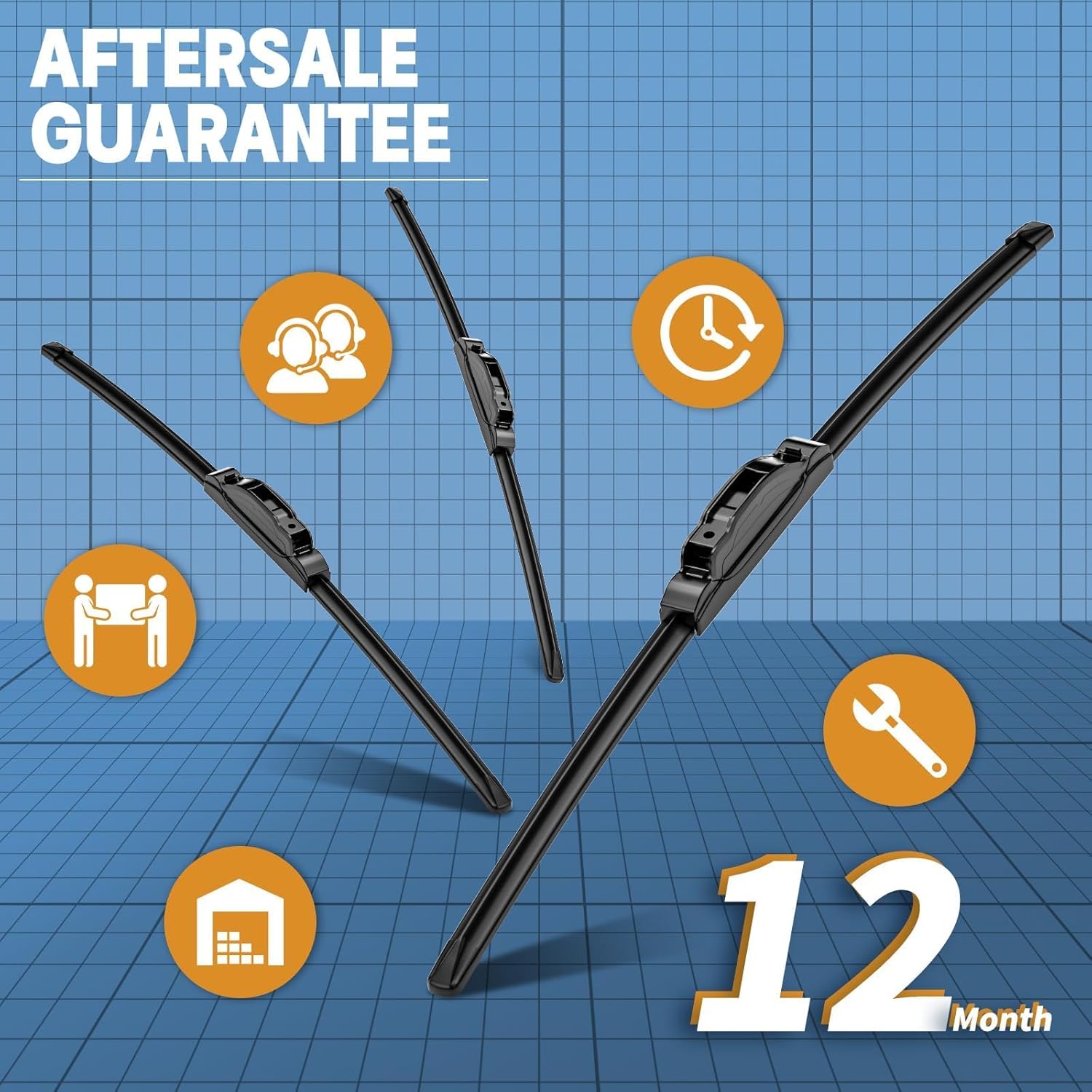 MIKKUPPA 26"+16"+10" Windshield Wiper Blades Replacement for Toyota Rav4 2013-2018 U/J Hook Front and Rear Wiper Blades All Season, Pack of 3