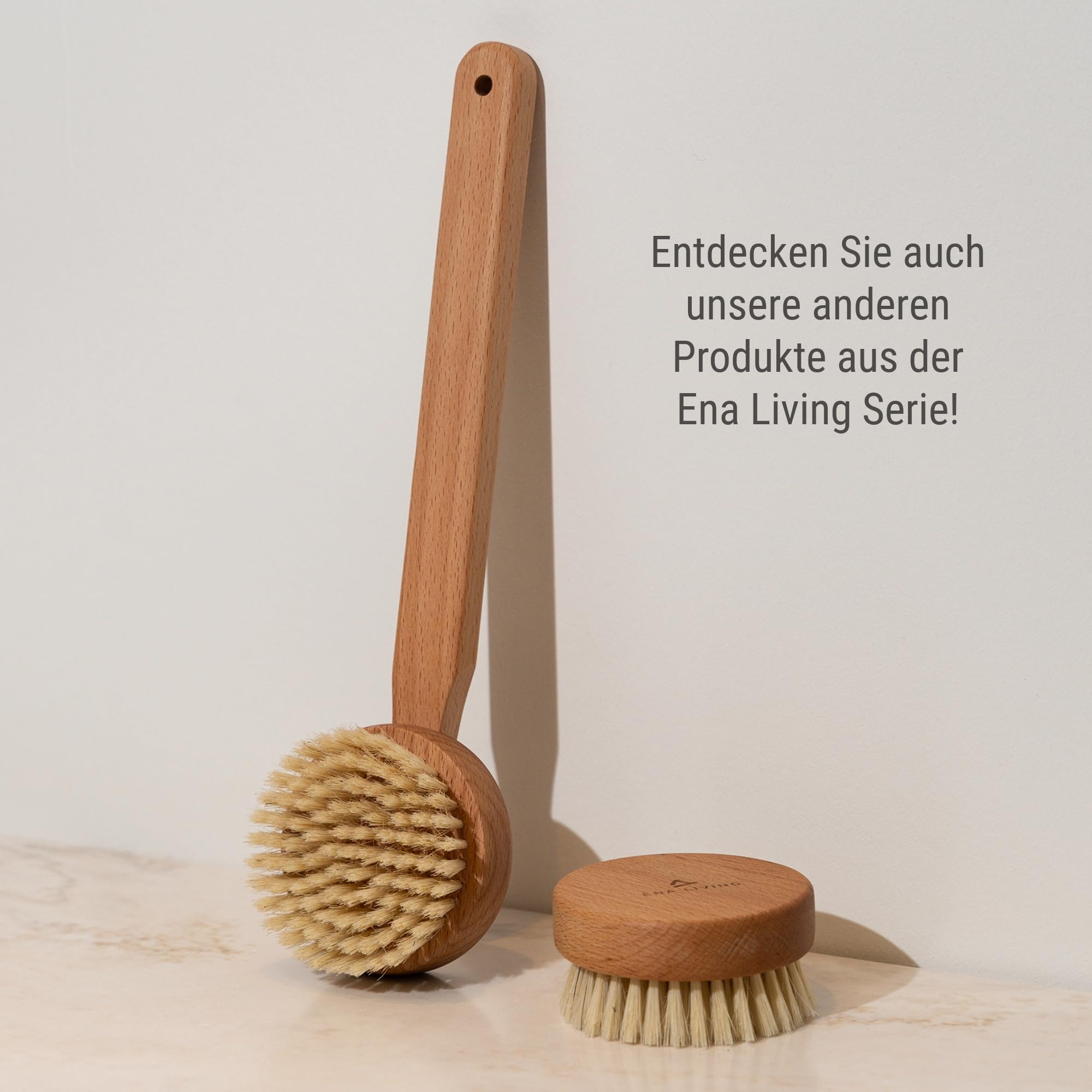 Badebürste Ena Living Buchenholz ohne Stiel