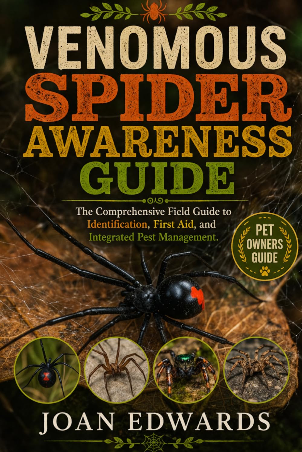 VENOMOUS SPIDER AWARENESS GUIDE: The Comprehensive Field Guide to Identification, First Aid, and Integrated Pest Management.