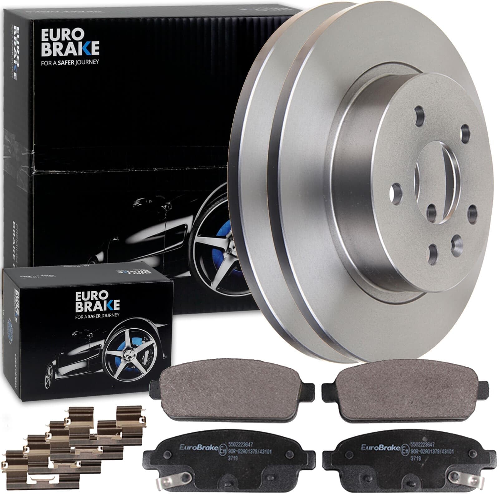 BandelOne BandelOne Bremsscheiben 268mm + Beläge hinten passend für Astra J P10 + GTC