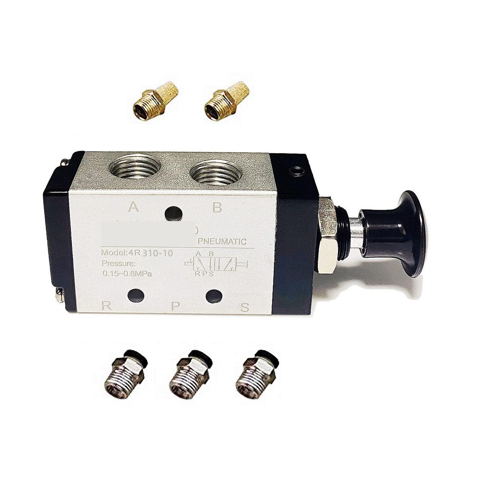 Vanne pneumatique manuelle 5/2 pour éliminer les pannes de circuit d'air comprimé