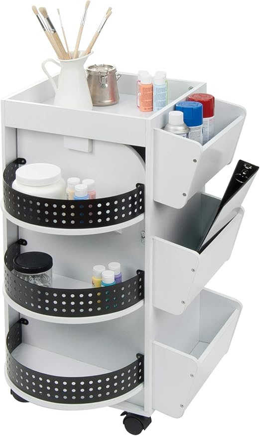 Studio Designs Swivel Organizer, White Home & Kitchen