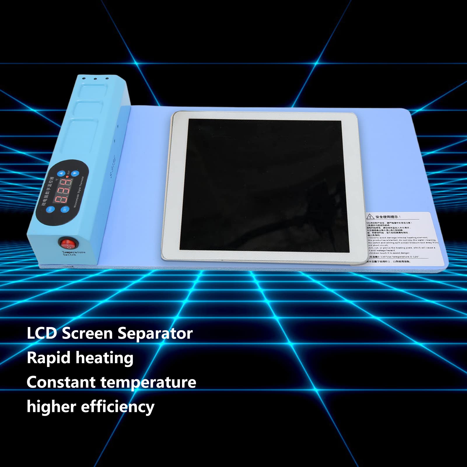 新品 iPad修理 LF-918E LCD スクリーン セパレーター Amazon.co.jp: スマートフォンとiPad用LCDスクリーン加熱パッド-LCD