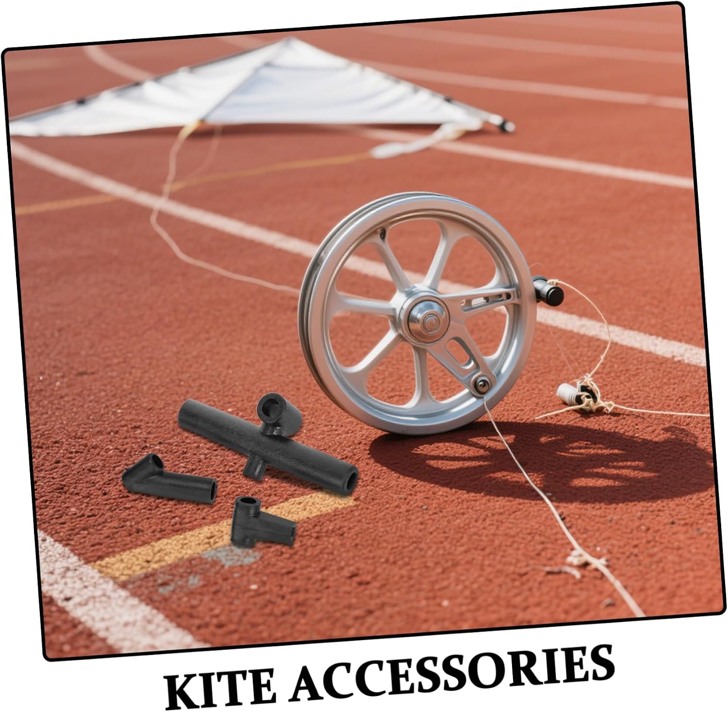 VICASKY 12pcs Plastic Kite Frame Assembly Tools Versatile Rod Connectors for Enhanced Stability and Easy Setup for DIY Projects and Skill Development for Creativity