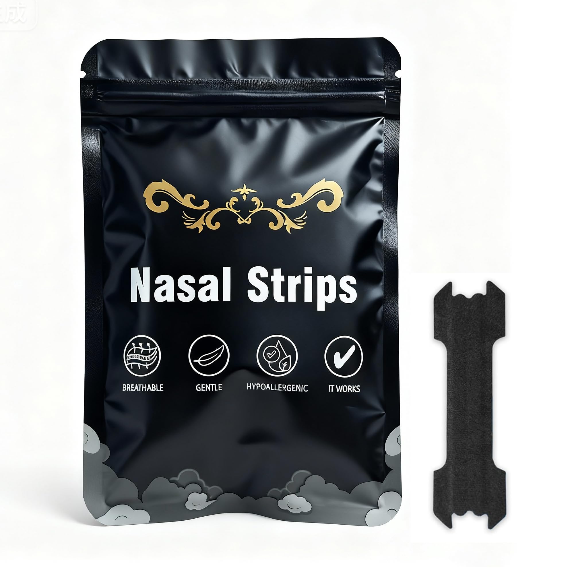 Nasal Strips for Snoring Nose Strips for BreathingHelp Stop Snoring Drug-Free Snoring Solution Sweat Resistant Nasal Strips for