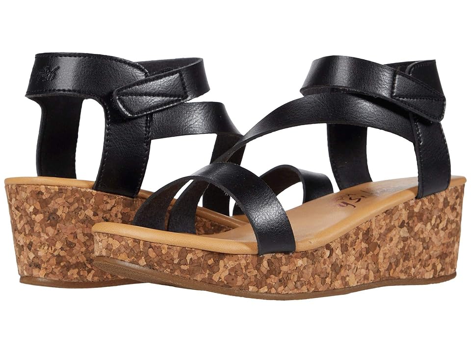 Blowfish Malibu Kids Loverli K (Little Kid/Big Kid) (Black Dyecut PU) Girls Shoes INTERNATIONAL SHIPPING