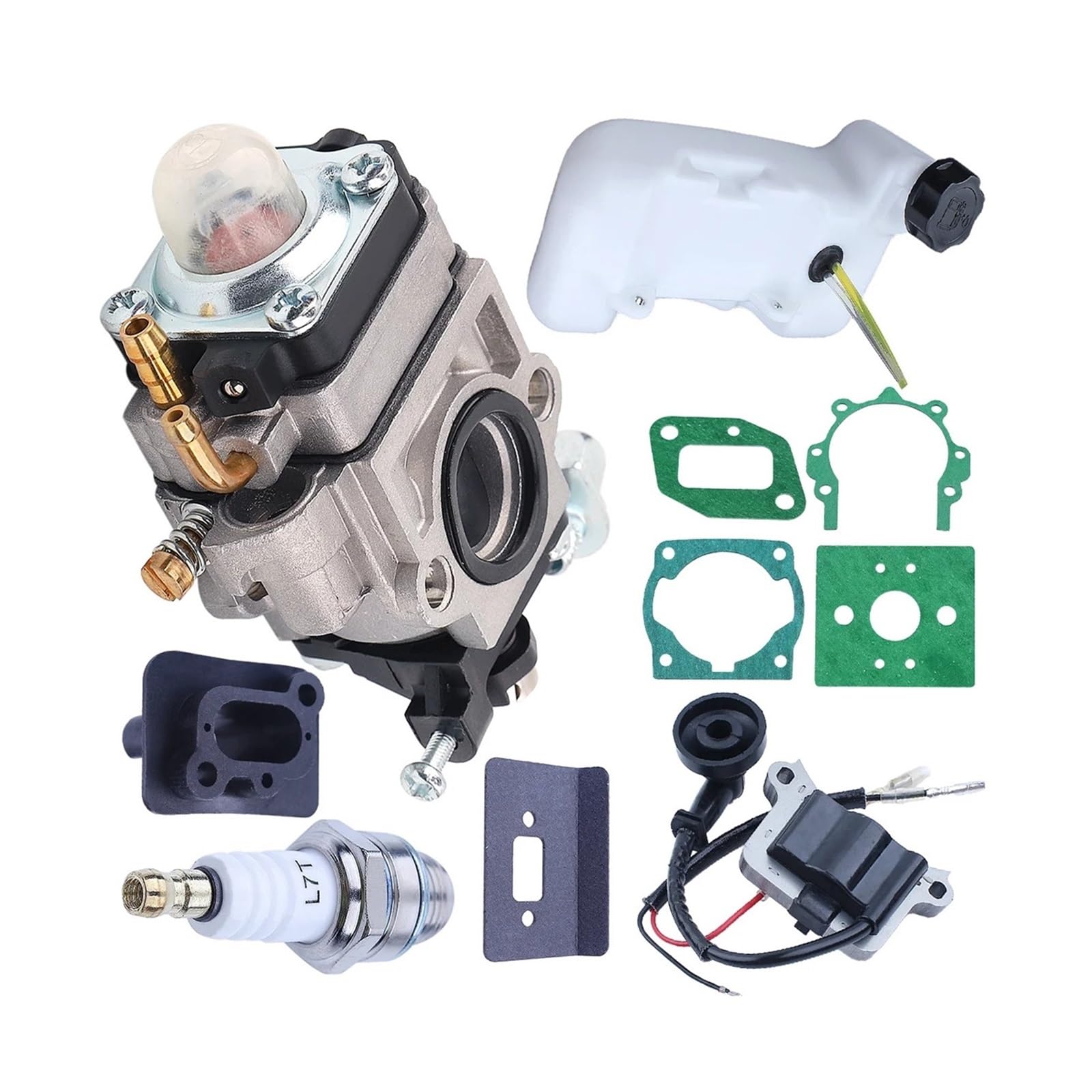Accesorios Bobina de Encendido del carburador, Tanque Fu Apto for 43CC 52CC 47CC 40-5 CG430 CG520 1E40F-5 40F-5 TL43, desbrozadora de Motor de Gas