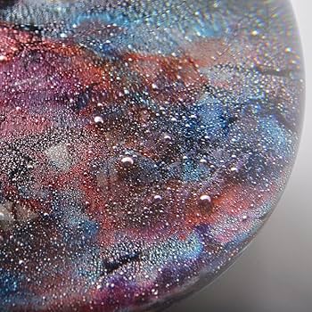 工芸ガラス　ガラス作家　戸田晶子作　吹きガラス　エナメル絵付　置物　VR6826 Amazon.co.jp: 工芸ガラス ガラス作家 戸田晶子作 吹きガラス