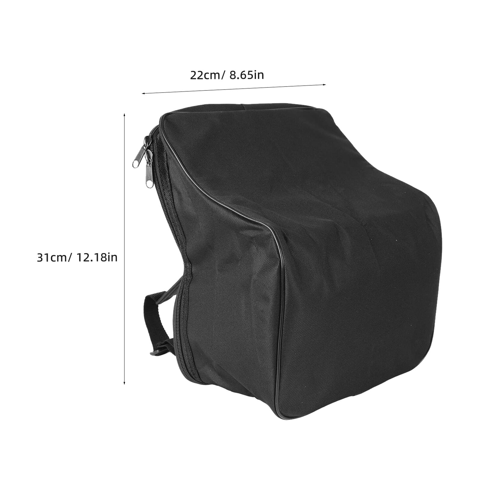 Levemolo Leichter Wasserdichter Oxford-handharmonikabackpack Tasten-bass Akkordeon Robuste Aufbewahrungstasche mit Ergonomischem Design für Musiker und Musikschule