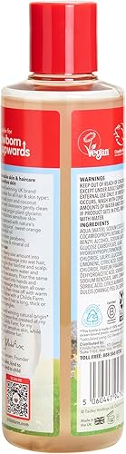 Miniatura 2 de Childs Farm, Gel de baño y cabello para niños para piel seca y sensible, naranja dulce orgánica, limpia suavemente, vegano, libre de crueldad, 8.4