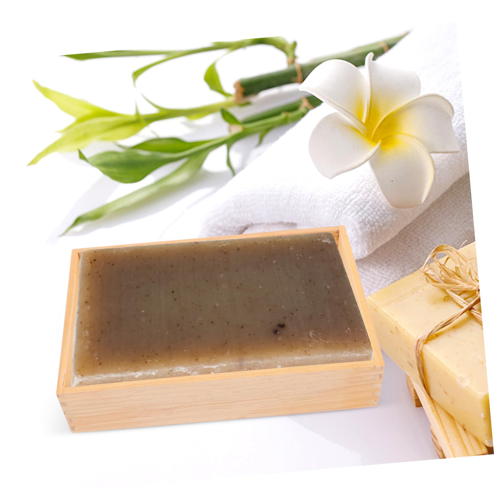 jojofuny Portasapone in Legno di Pino, Rastrelliera per Asciugatura Sapone Fatto a Mano, Design Spazioso e Aperto per Bagno e Uso Fai da Te