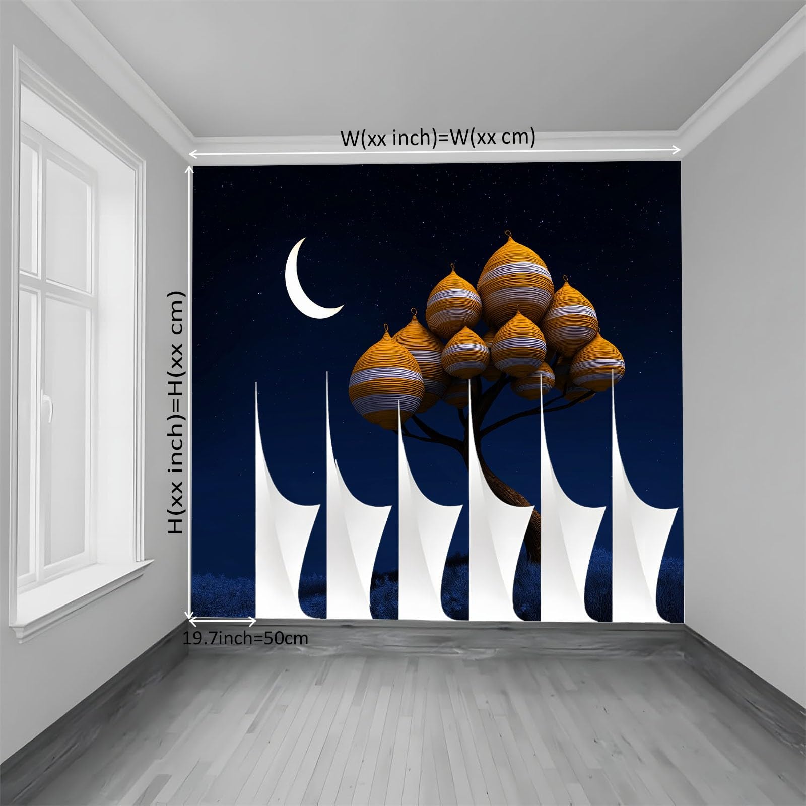 Tapeta zdjęcie fantasy kreskówka 3D paski plaster miodu 250 x 175 cm murale duże tło telewizora sztuka ścienna - ciemnoniebieski mural dekoracja do salonu sypialni luksusowy plakat artystyczny