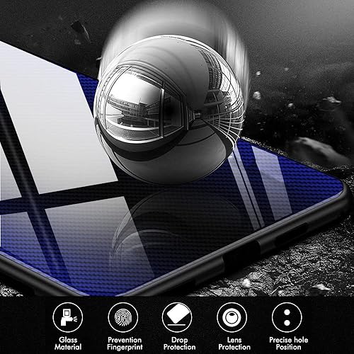 Miniatura 5 de Funda para Samsung Galaxy A72 A52 A32 A12 A52S A53 A73 A13 4G 5G Funda de vidrio degradado para S21 S22 S23 Ultra Plus S20 FE cubierta, 01 para