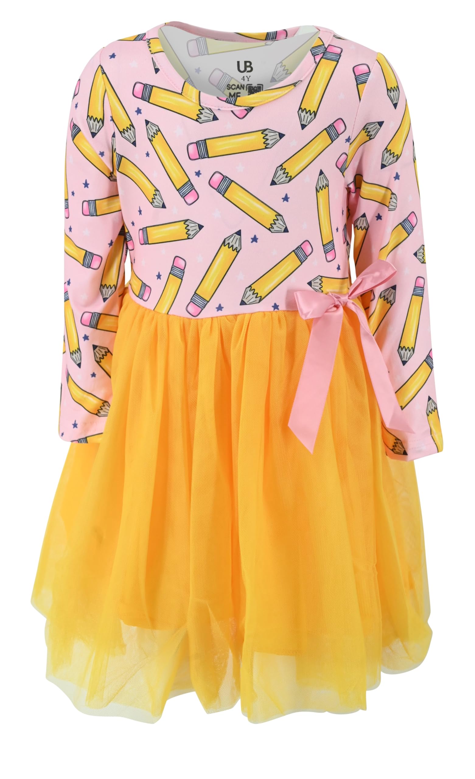 Girls Long Sleeve Tulle Tutu Dresses for Kid and Toddler