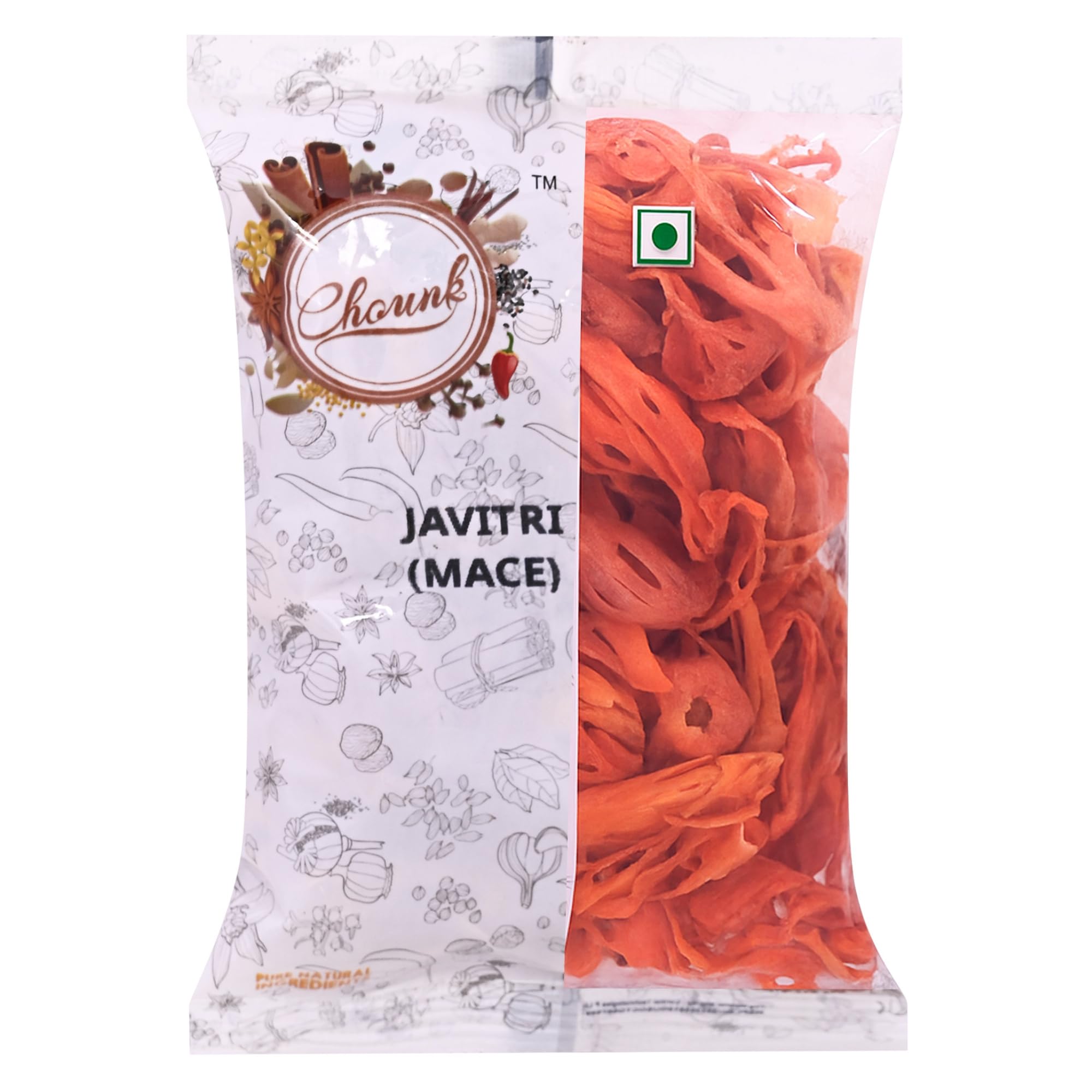 Chounk Spice Javitri 25 gm | Javitri Spices Whole | Premium Japatri - Whole Spices | Mace Indian Spice