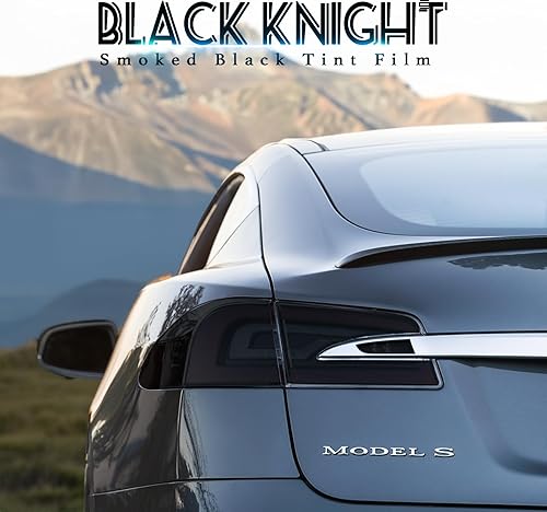 Miniatura 2 de MusTree Kit de tinte de vinilo precortado para Tesla Model S Plaid 2012-2022, accesorios para luces traseras, luz reflectora de freno con cubierta