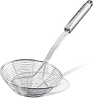 Vista 16 de Anaeat Cuchara Espumadora de Grasa de Acero Inoxidable de 4.7" - Espumadora Profesional de Malla Fina para Cocina y Espumadora de Olla Caliente