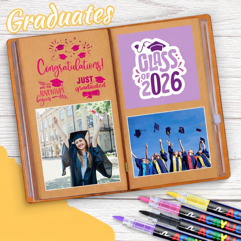 2026 Graduation Gifts Set for Him Her, 14" Autograph Graduation Bear with Money Holder for Cash Gift, Graduation Guest Book, Grad Bear Keepsake Gift Kit for Graduation Party Favor Senior College