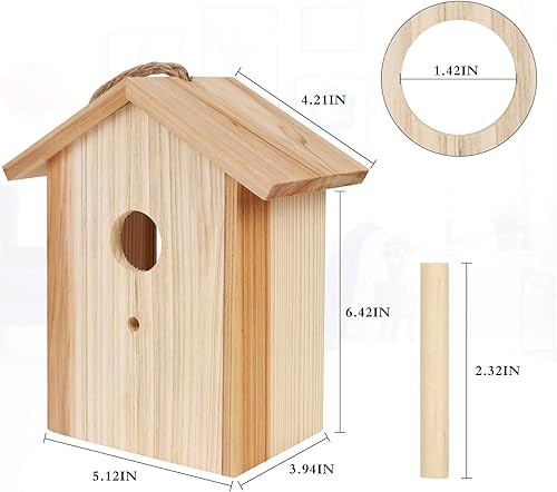 Miniatura 3 de Casa para pájaros con ventana para exteriores con ventosa fuerte, casa para pájaros con ventana transparente mejorada para ver en el interior, caja