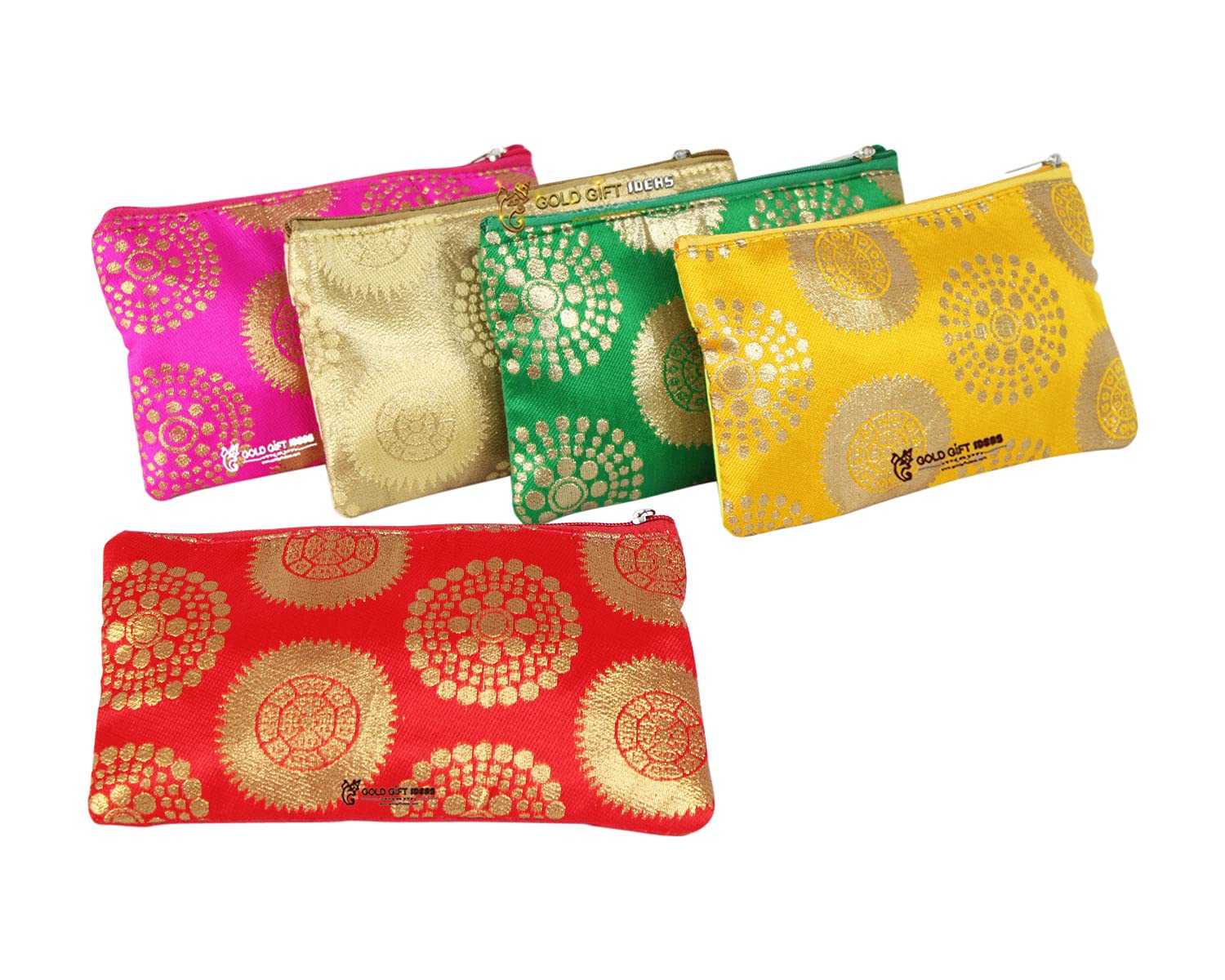 Golden Zari Potli Pouch for Gifting, Potli Bags for Women, Ethnic Potli Purse for Return Gifts, Traditional Pouches for Ladies-image-20