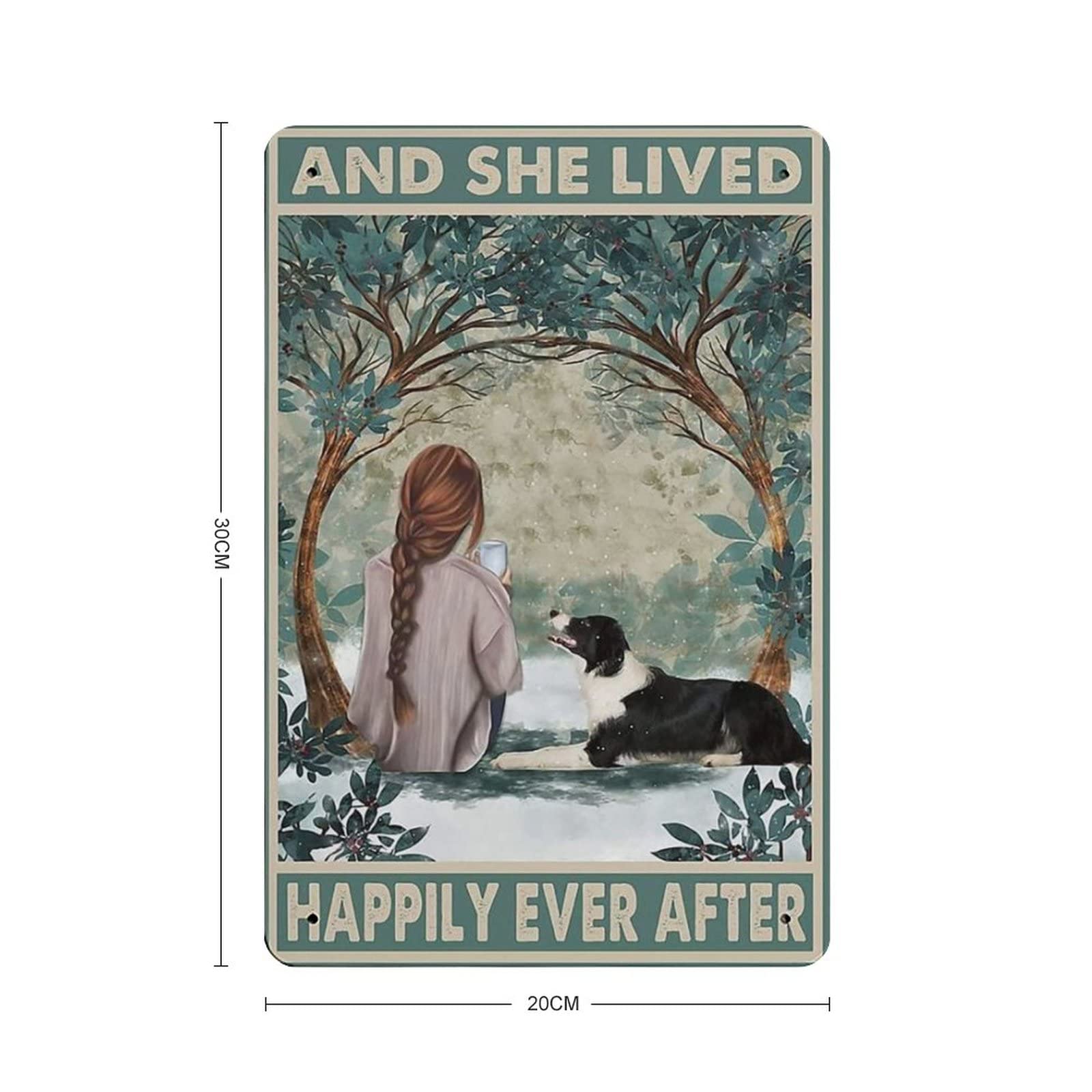 Poster Métallique Affiche,Chien Whippet Animal,Peinture Art Décoratif