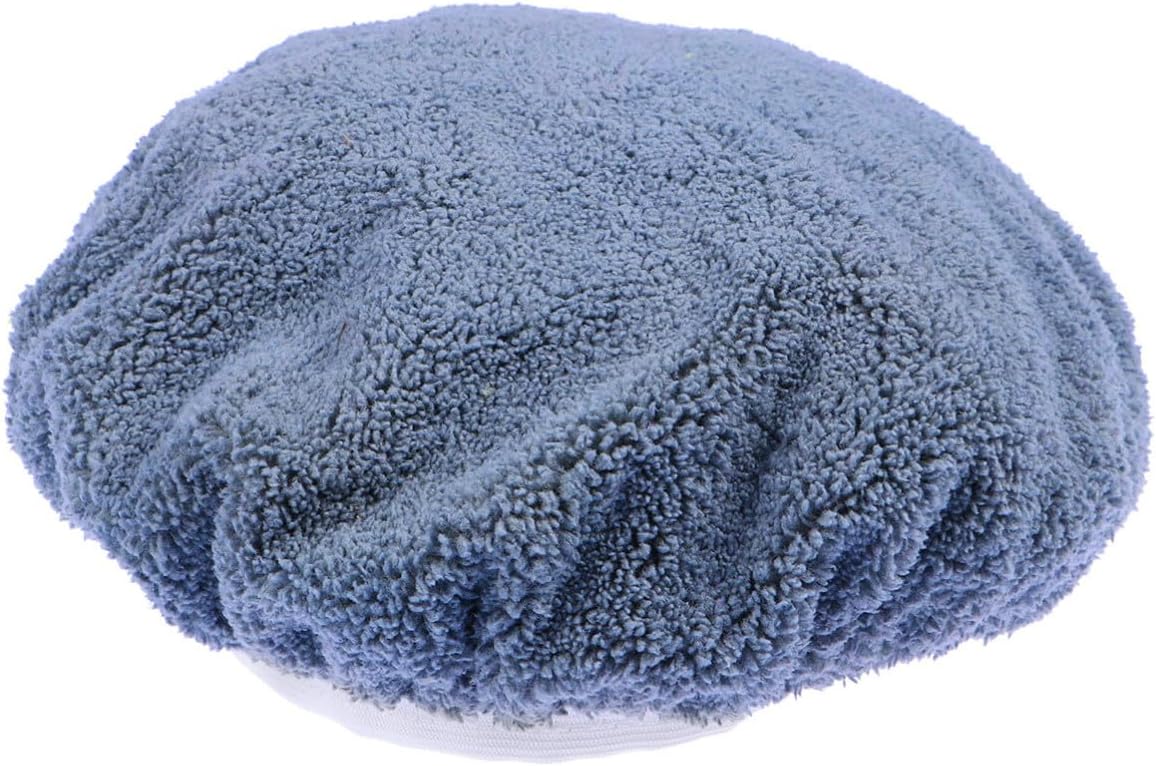 5 Pcs Coral Fleece Bonnet Pads 9-10 Inch for Car Polishing Waxing