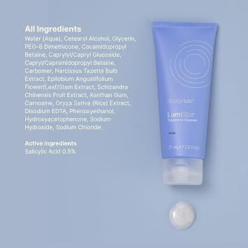 Nu Skin ageLOC LumiSpa Treatment Cleanser | Acne-Prone Skin | 2 Pack | Clears Excess Oil for Balanced Skin | Enhanced LumiSpa Performance | Infused with ageLOC Technology | 2.5 fl oz