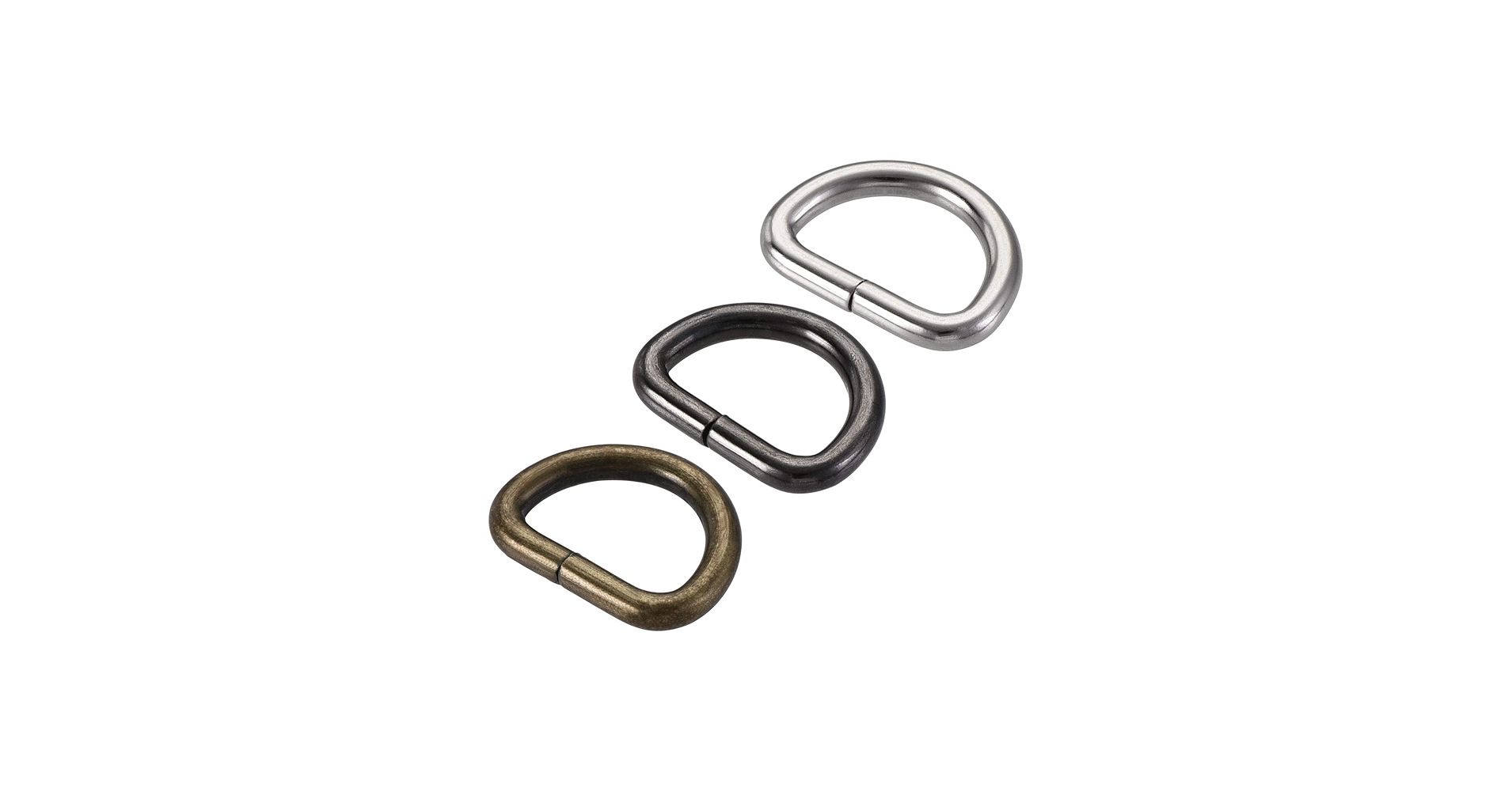 Amazon.com: uxcell Metal D Ring 0.79