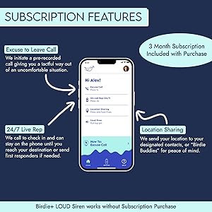 She's Birdie+ Smart Personal Safety Alarm