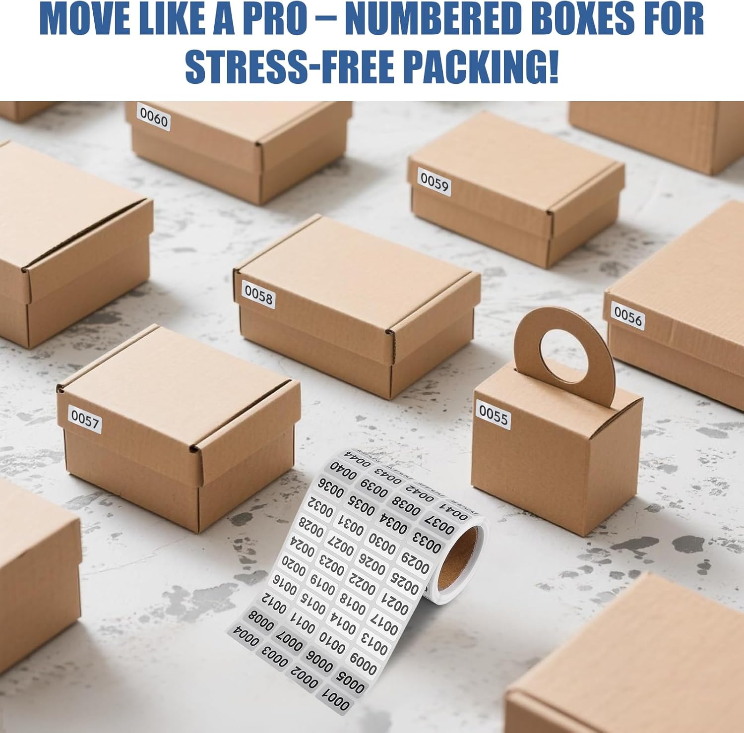 1-2000 Inventory Stickers, Waterproof Self-Adhesive Vinyl Number Stickers, Number Labels for Storage, Organization, Classroom, Indoor & Outdoor Use(0.39 x 0.78 Inch) - Image 7