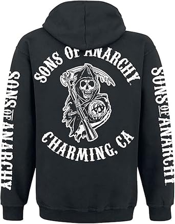 Men s Cosplay Son of Anarchy Biker Club California Leather Jacket Vests & Hoodie