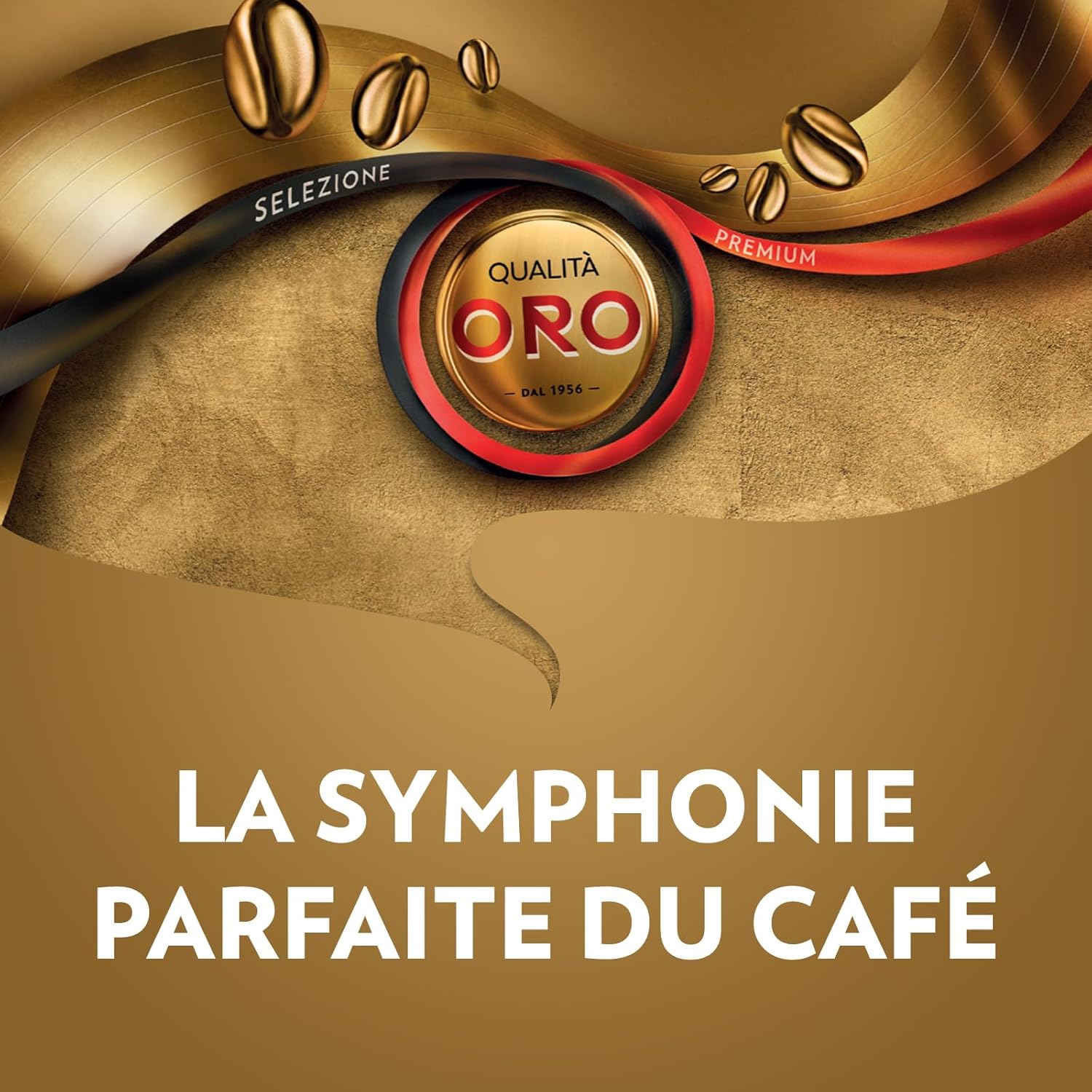 Lavazza Qualità Oro Café en Grains 1 kg – 100 % Arabica, Intensité 5, Torréfaction Moyenne, Profil Floral et Fruité - Image secondaire