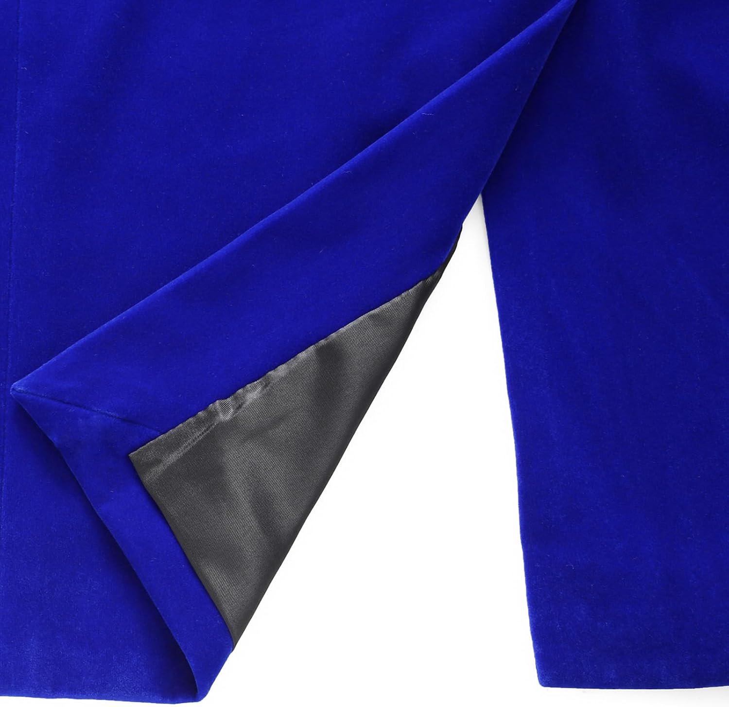 Mens Velvet Blazer Slim Fit Suit Jacket for Men Peaked Lapel One Button Tuxedo Blazer Wedding Prom Dinner - Image 6