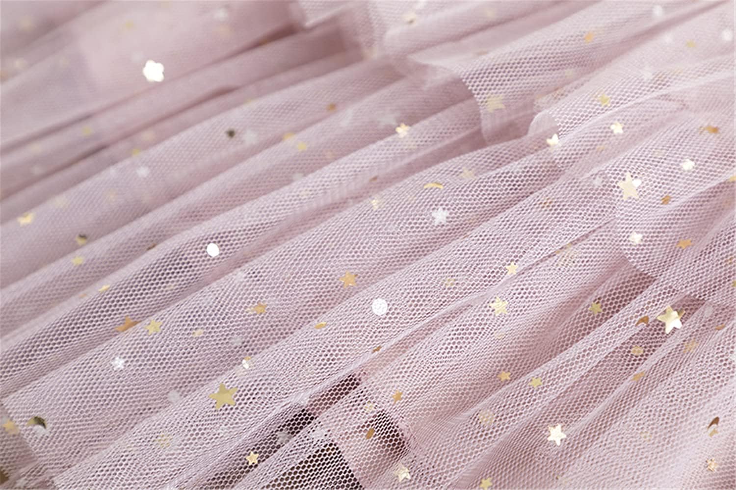 TTYAOVO Little Girls Princess Tulle Dress Toddler Birthday Party Pageant Dress for 2-7 Years
